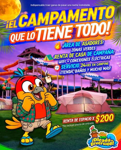 Zona de campamento en Tepathe Ixmiquilpan