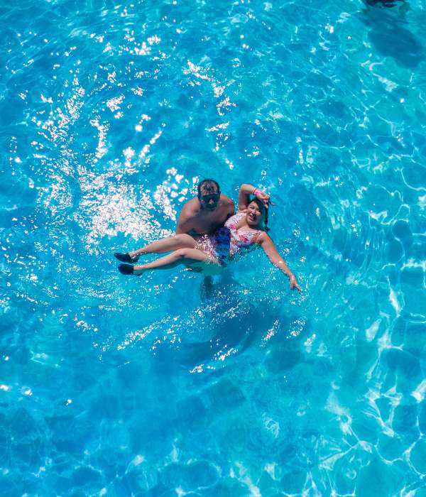 Turistas disfrutando en Balneario Ixmiquilpan